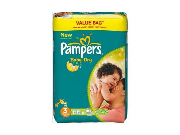 Pampers Baby Dry Midi 6-10kg Gr. 3  66 Windeln