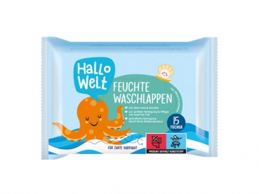 Hallo Feuchte Waschlappen (15 Stück)