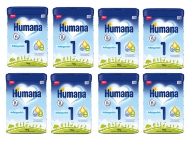 Humana 1 750g (8 boxes)