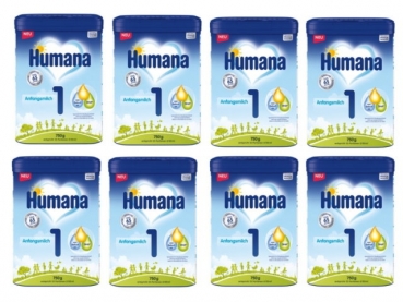 Humana 1 750g (8 Packungen)