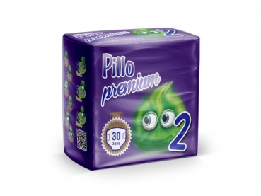 Pillo diapers size 2  3-6kg (30 diapers)