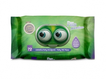 Pillo wet wipes 72 pieces