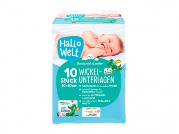 Hallo changing pads (10 pieces)