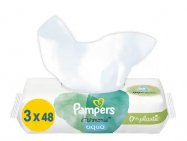 Pampers Feuchttücher Aqua Harmonie (3x48 Tücher)