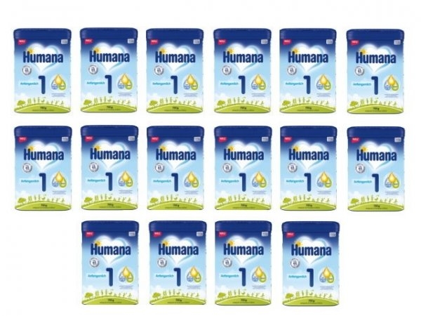 Humana 1 750g (16 Packungen)