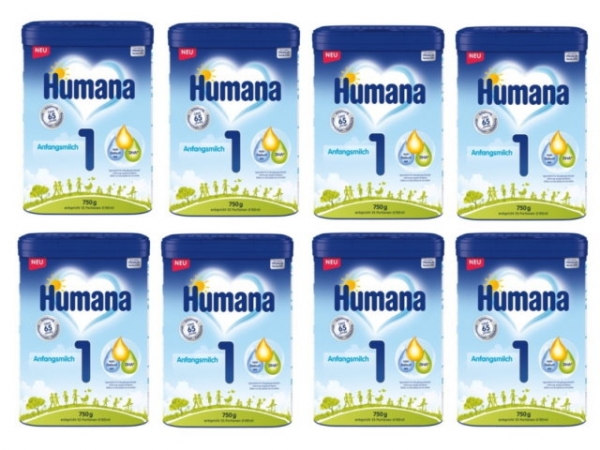 Humana 1 750g (8 Packungen)
