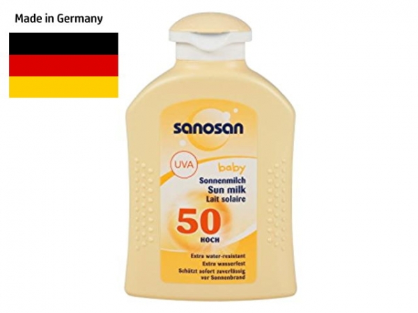 Sanosan baby sun milk SF50 200ml
